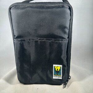 Conductor Series Black Nylon CD Carrying Case With Zip Closure & Divider Panels